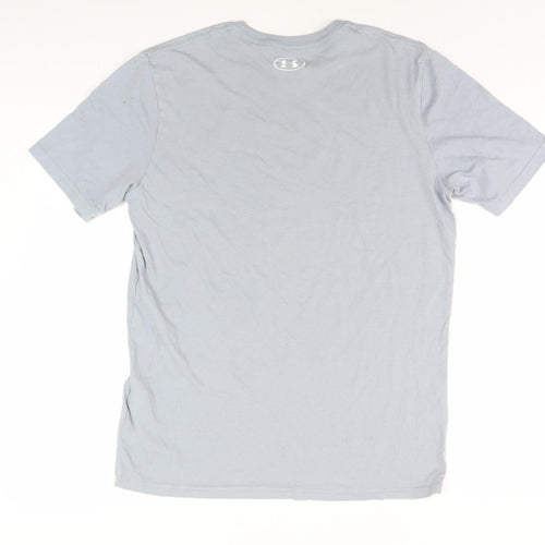 Under Armour Men's Blue Crew Neck T-Shirt Size M