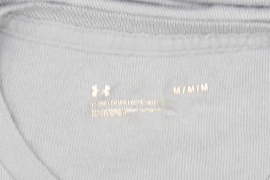 Under Armour Men's Blue Crew Neck T-Shirt Size M