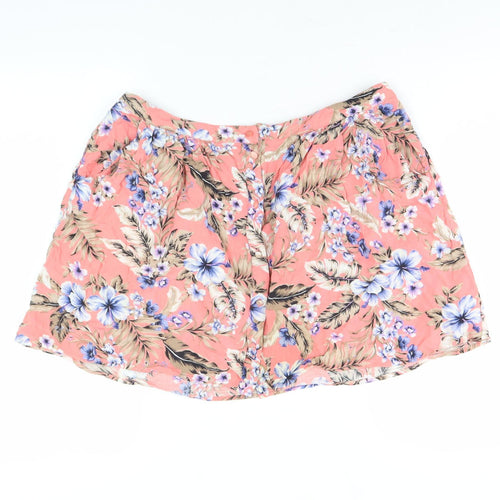 New Look Women's Multicoloured A-Line Skirt, Size 14