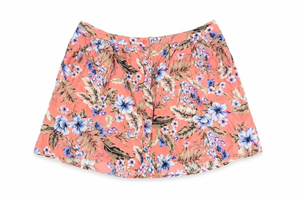 Front view of New Look Women's Multicoloured A-Line Skirt, size 14