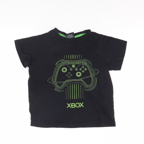 Xbox Boys Black Graphic T-Shirt, Age 8, Gaming Style