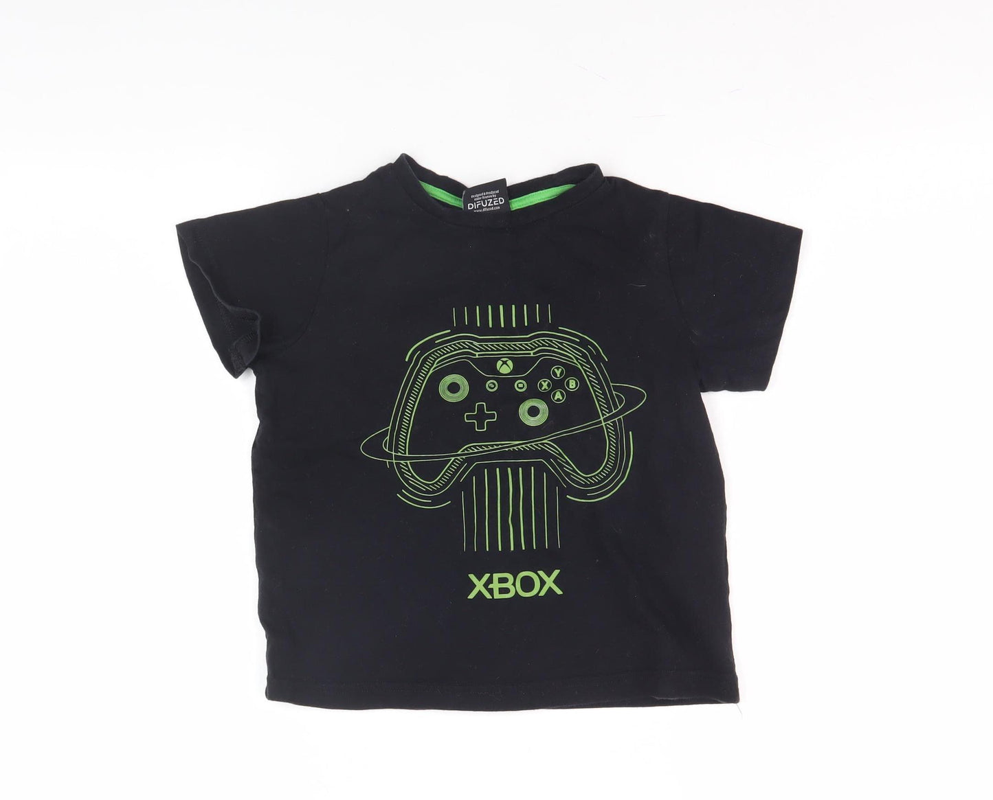 Xbox Boys Black Graphic T-Shirt, Age 8, Gaming Style