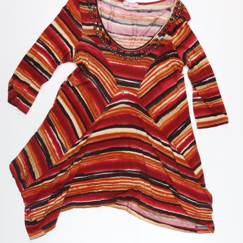 Marks and Spencer Women's Multicoloured A-Line Dress, Size 16