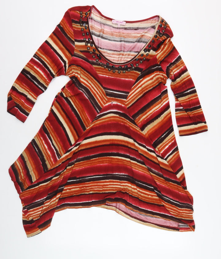Marks and Spencer Women's Multicoloured A-Line Dress, Size 16