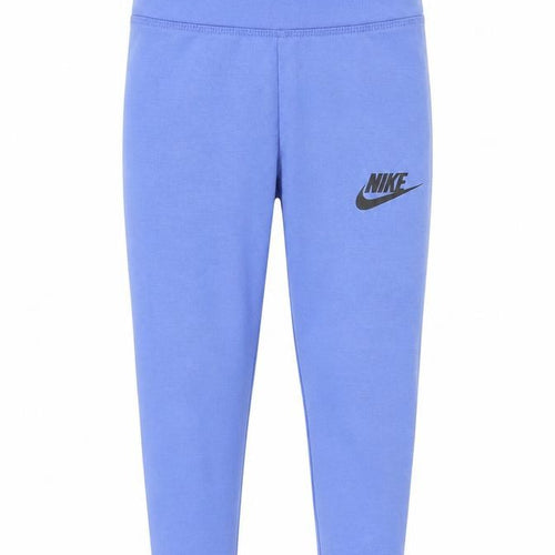 Nike Unisex Blue Leggings 4Y Casual Elastic Waist
