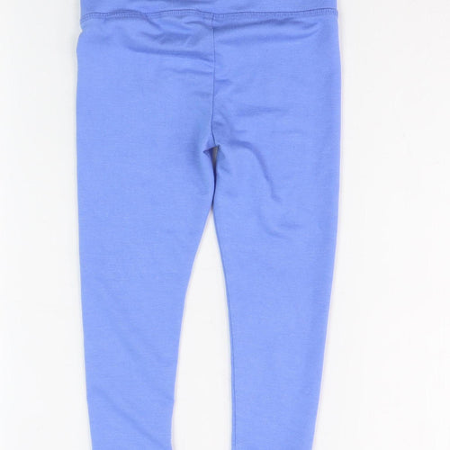 Nike Unisex Blue Leggings 4Y Casual Elastic Waist