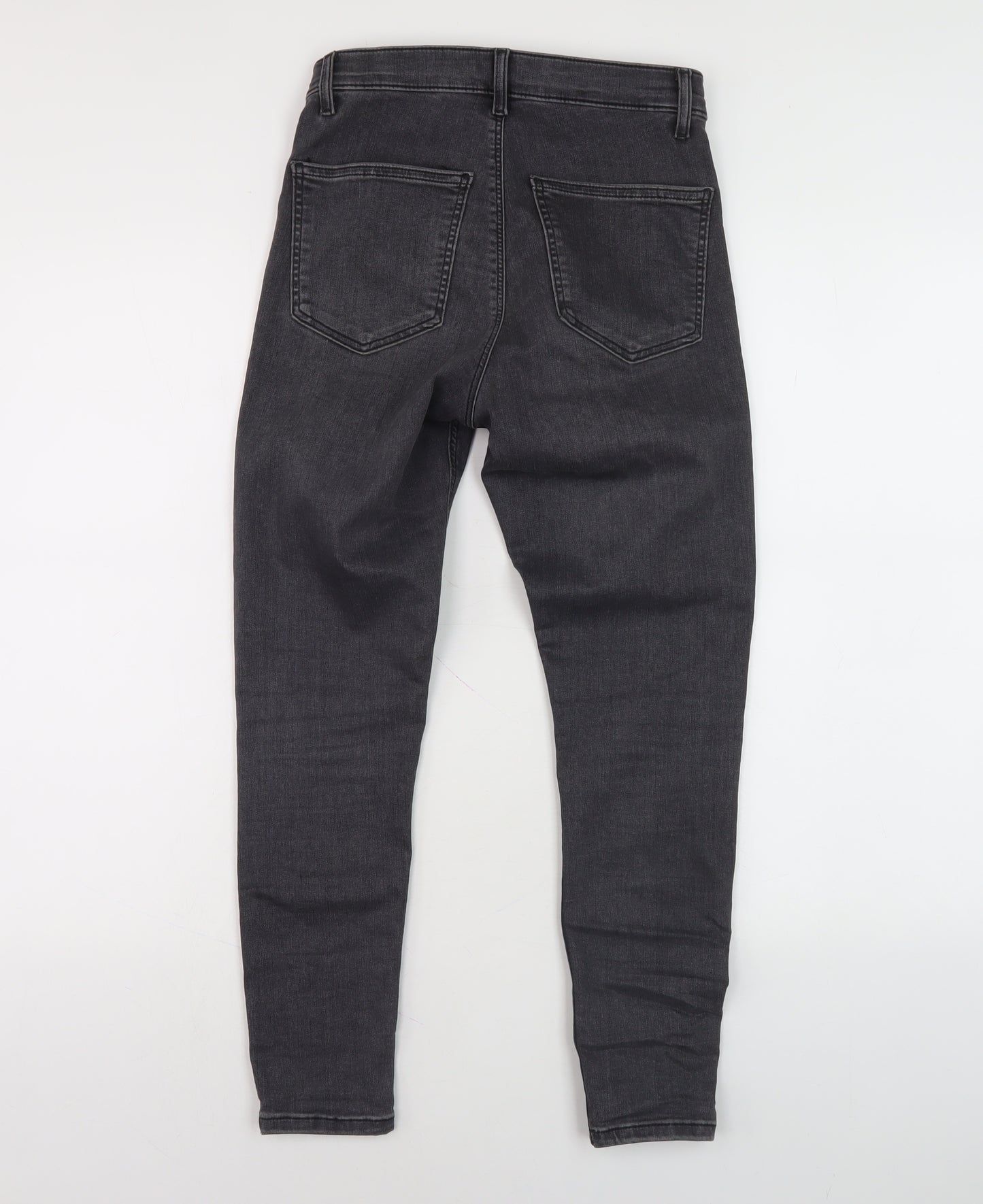 Topshop Unisex Black Skinny Jeans W28 L28