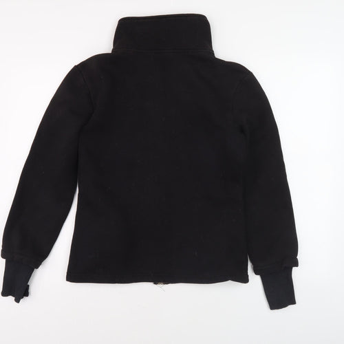 Bench Women's Black Jacket M - Cotton Blend, Logo