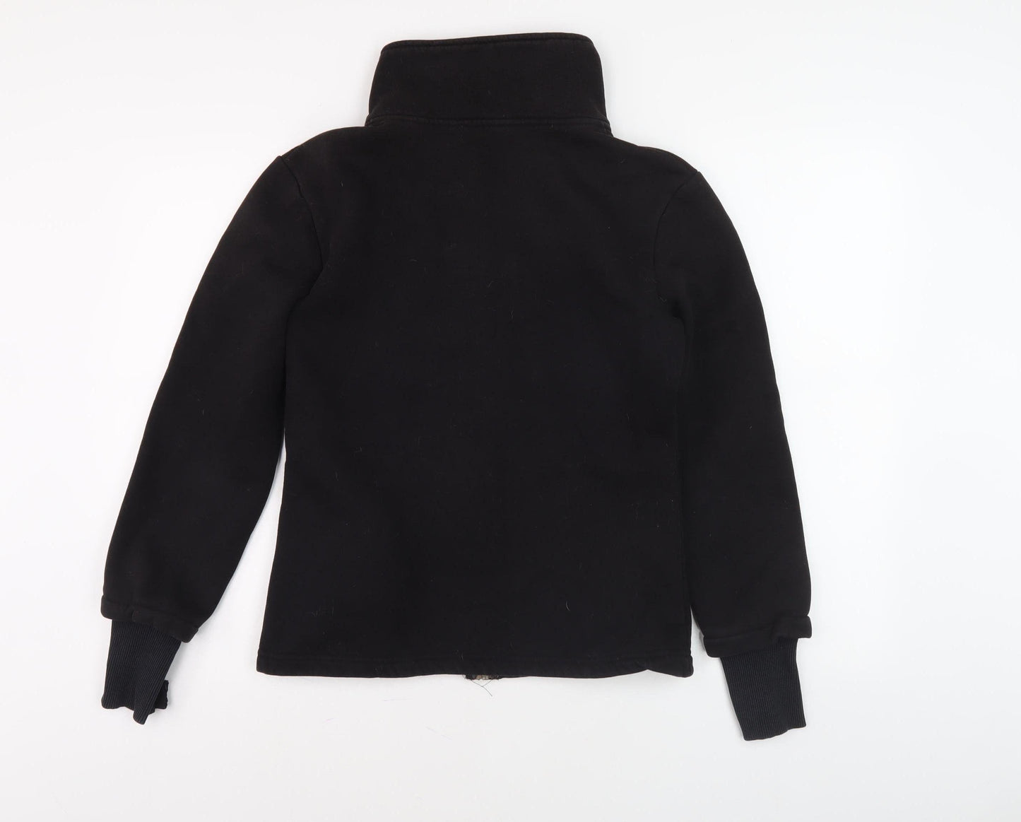Bench Women's Black Jacket M - Cotton Blend, Logo