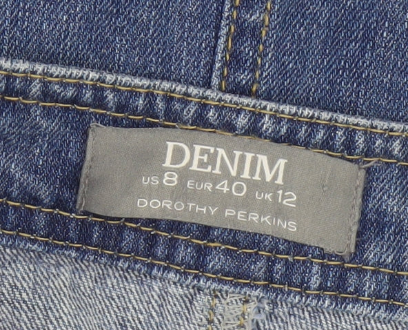 Dorothy Perkins Women's Blue Denim Pinafore Dress Size 12