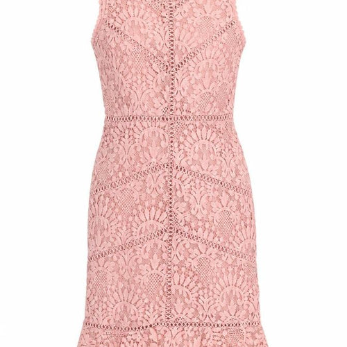 New Look Women Pink Lace Dress Size 8
