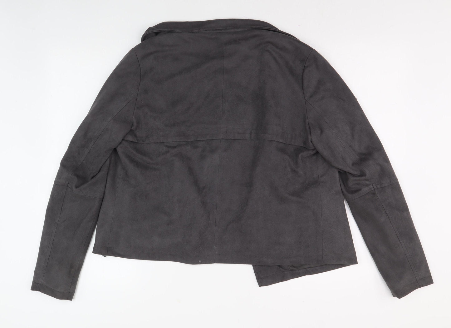 Red Herring Grey Women’s Biker Jacket Size 12