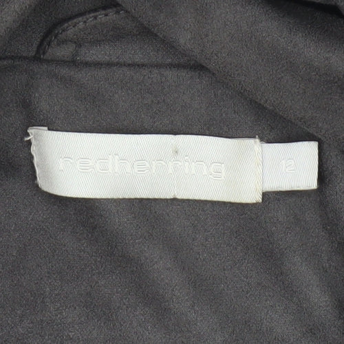 Red Herring Grey Women’s Biker Jacket Size 12