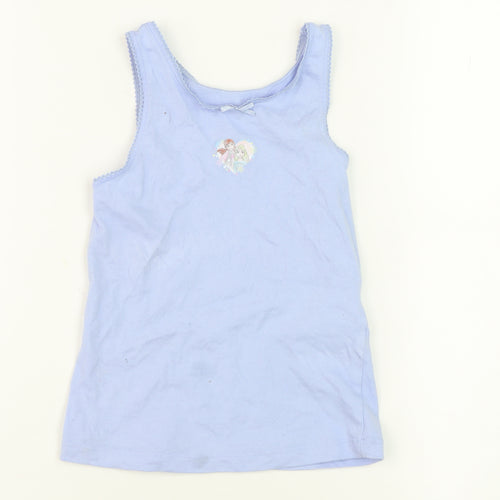 Disney Frozen Girls Blue Tank Top 4-5 Yrs