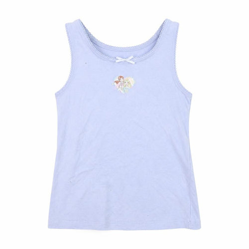 Disney Frozen Girls Blue Tank Top 4-5 Yrs