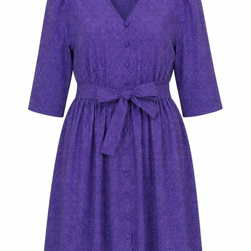 Yessica Purple Polka Dot Women's Dress Size 12