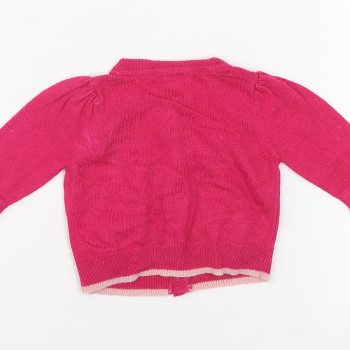 Baker by Ted Baker Pink Unisex Baby Cardigan 0-3 Months
