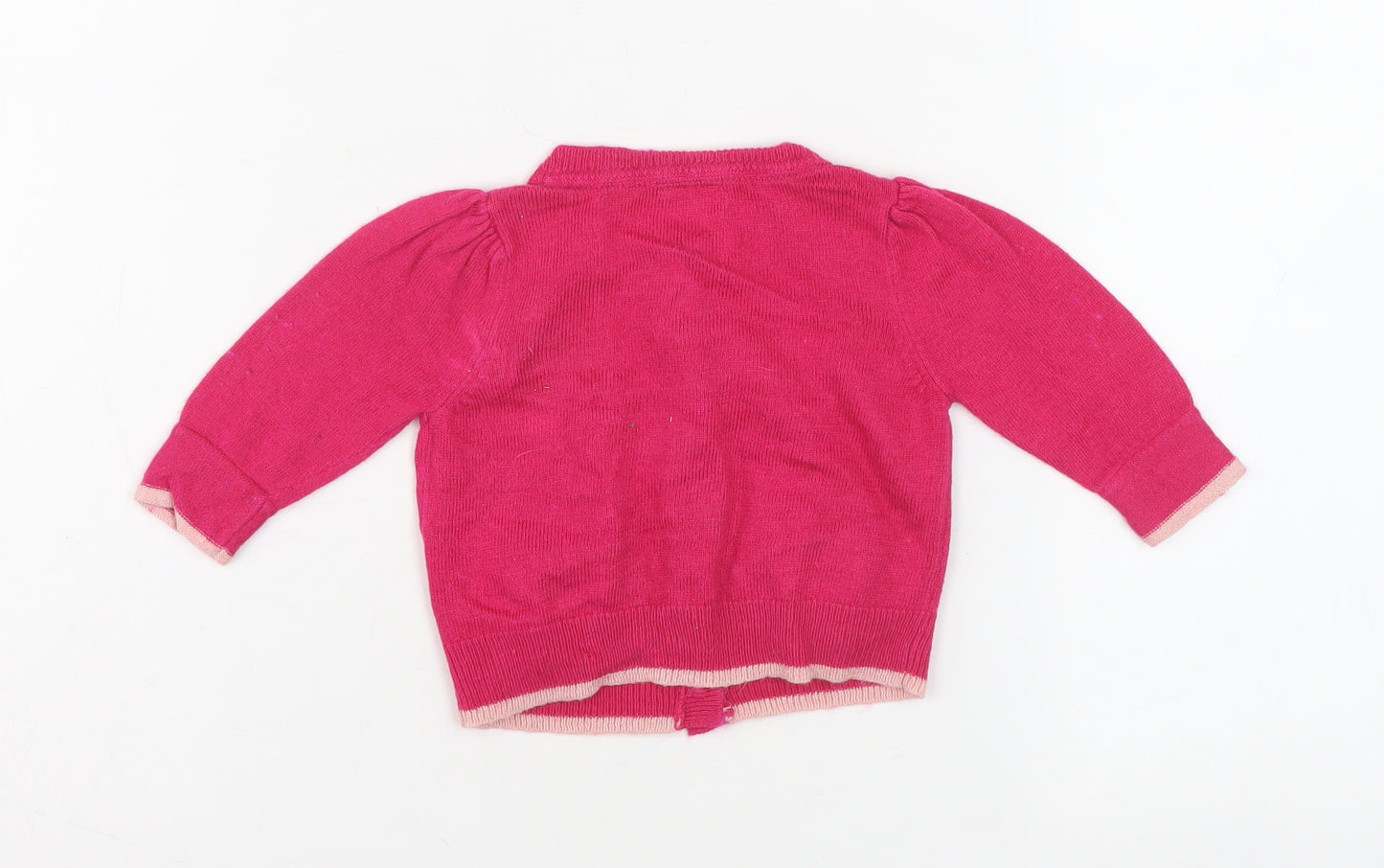 Baker by Ted Baker Pink Unisex Baby Cardigan 0-3 Months