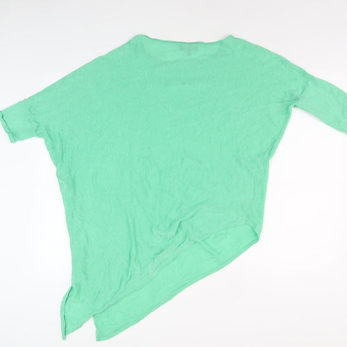 Phase Eight Women’s Green 3/4 Sleeve Linen Top