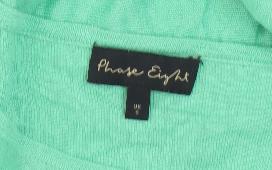 Phase Eight Women’s Green 3/4 Sleeve Linen Top
