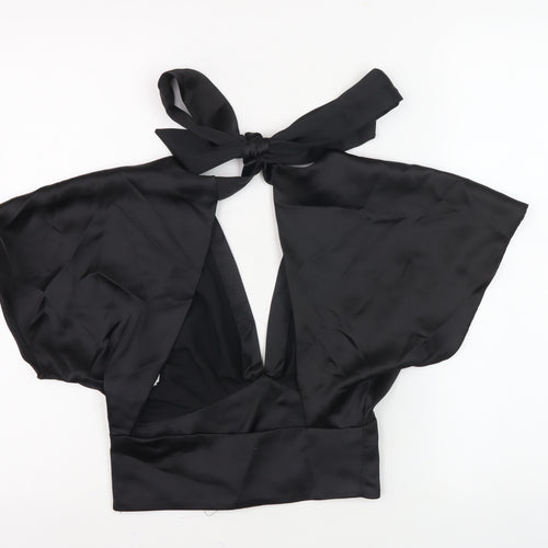 Zara Women's Black Halter Top, Size 6