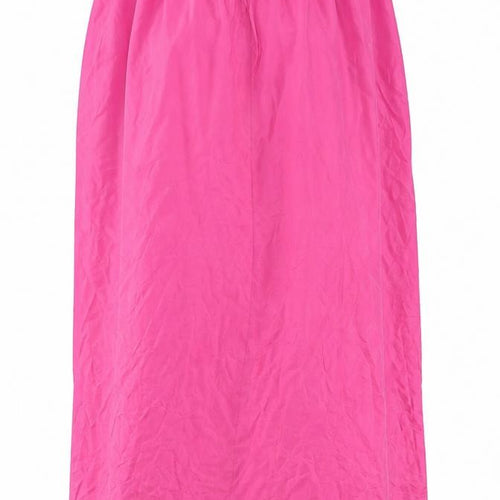 Zara Women Pink Halter Sleeveless Dress Size 8