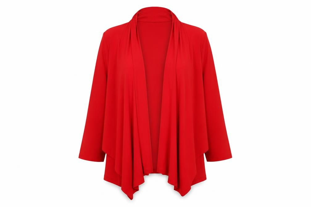 Front view of Colebrooke Red Open Women's Jacket -, size L