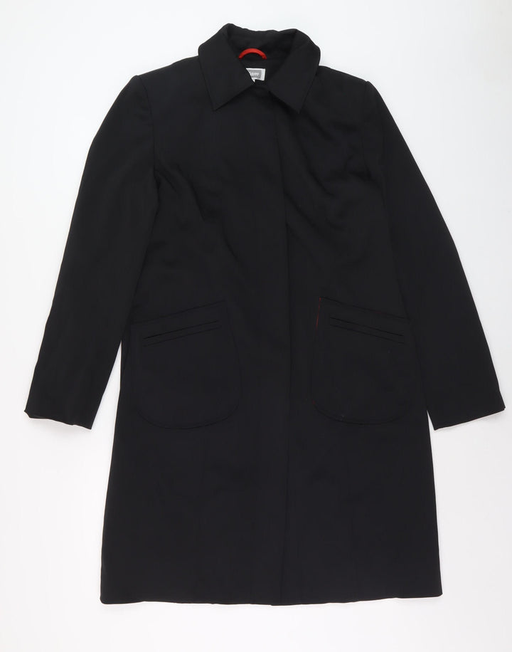 Etam Women's Black Long Overcoat Size 14 Regular