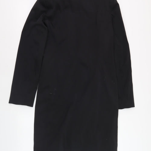 Etam Women's Black Long Overcoat Size 14 Regular