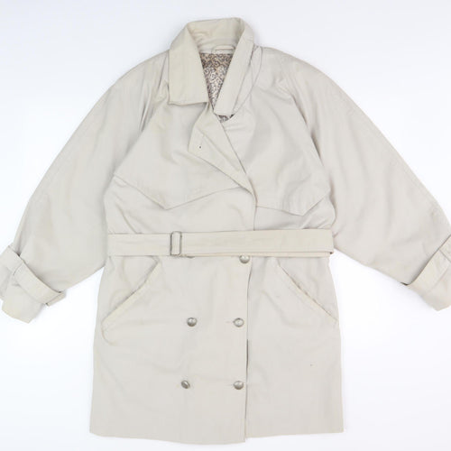 Dorothy Perkins Women's Beige Trench Coat Size 10