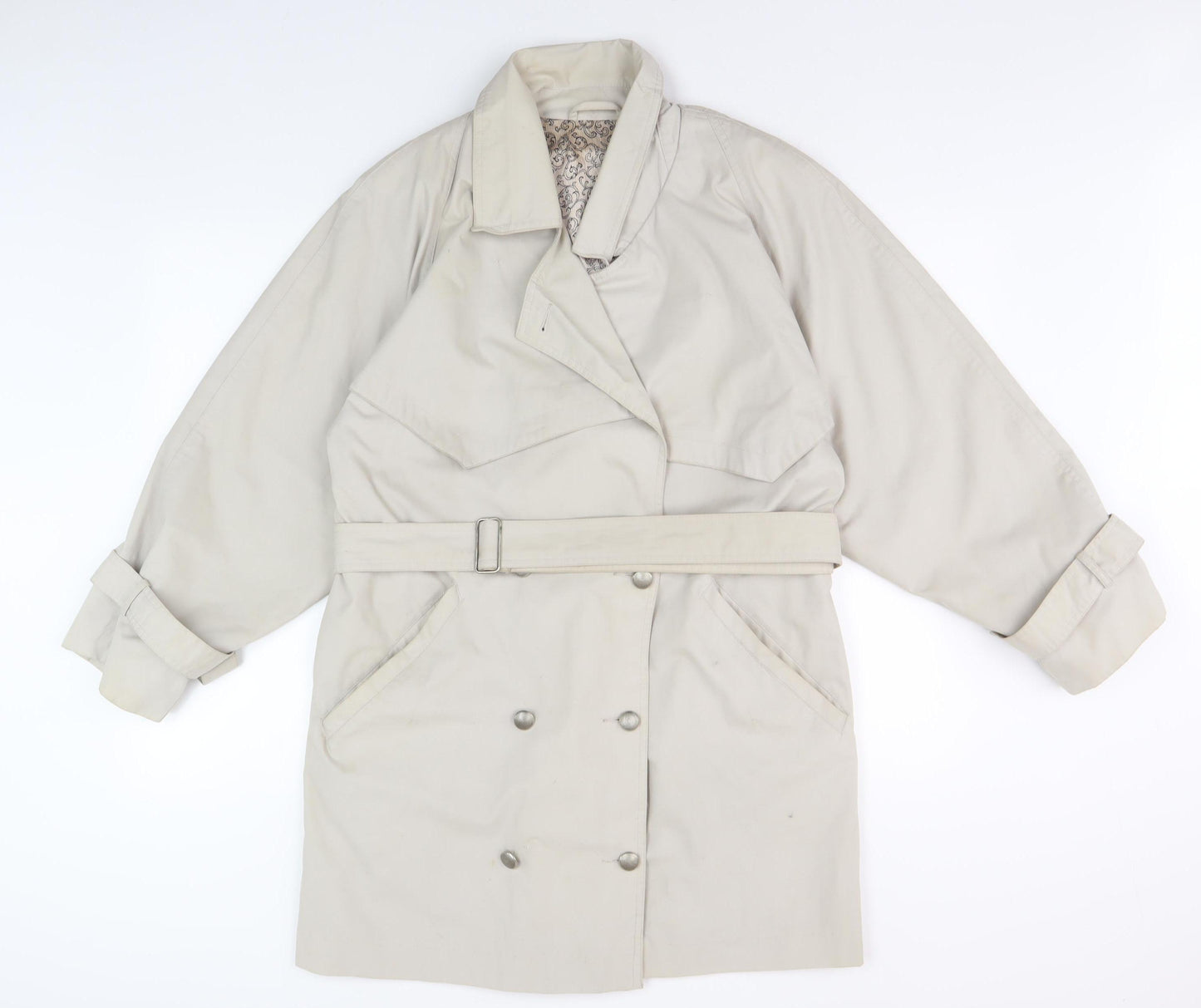 Dorothy Perkins Women's Beige Trench Coat Size 10