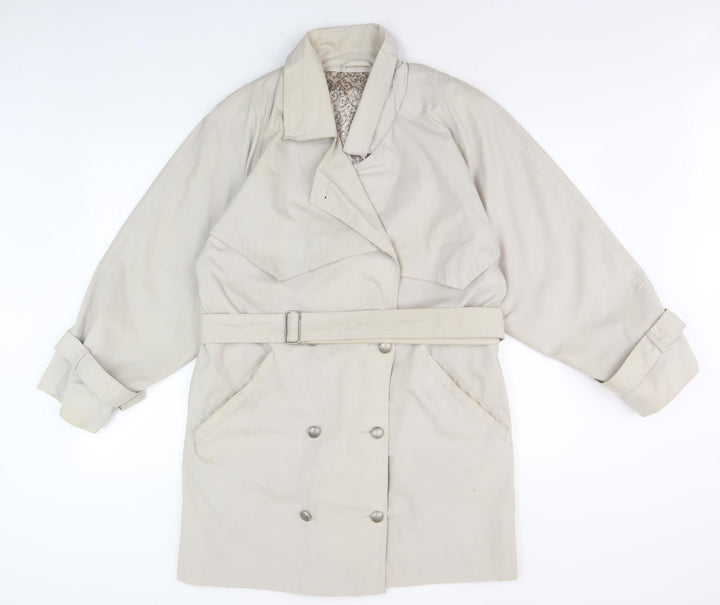 Dorothy Perkins Women's Beige Trench Coat Size 10