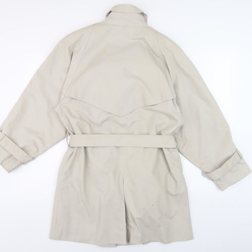 Dorothy Perkins Women's Beige Trench Coat Size 10