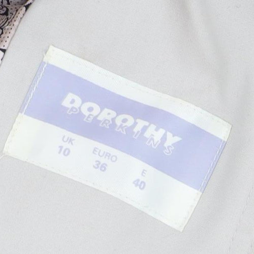 Dorothy Perkins Women's Beige Trench Coat Size 10