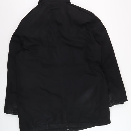 Collezione Men's Black XL Overcoat Jacket