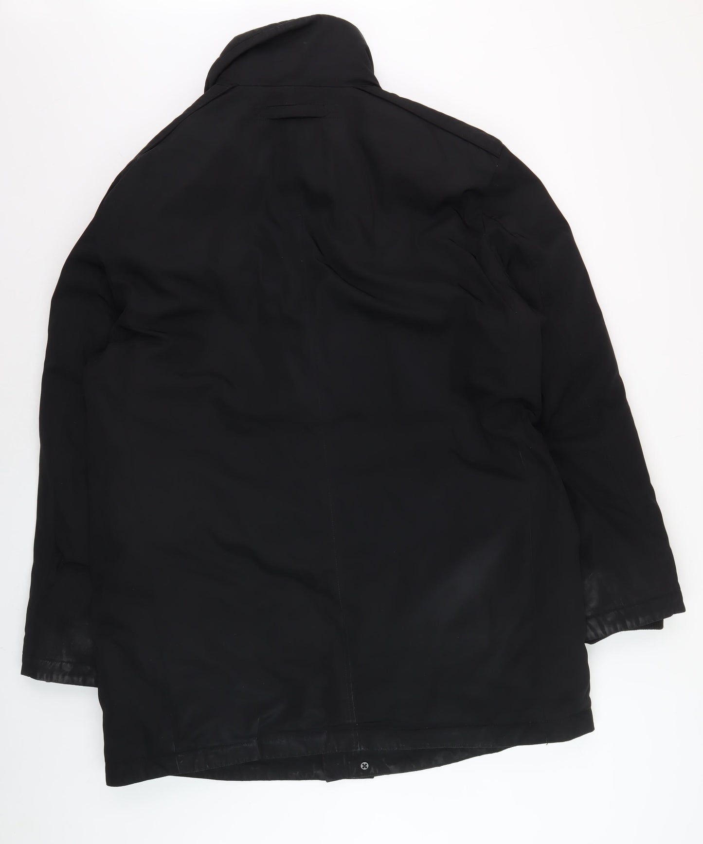 Collezione Men's Black XL Overcoat Jacket