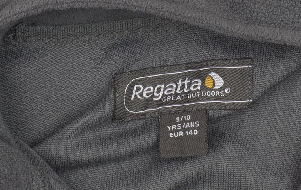 Regatta Boys Grey Fleece Sweatshirt 9-10 Years Lightweight