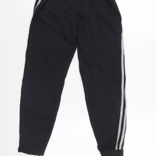Adidas Boys Black Jogger Trousers, Size 12 Years