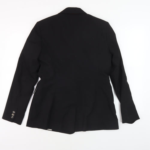 Topshop Women's Black Blazer Size 10 Regular Fit