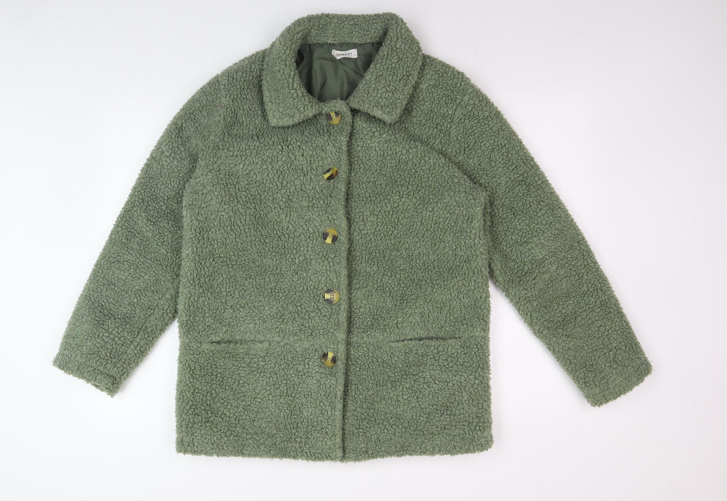 Damart Women's Green Mid-Length Jacket Size S