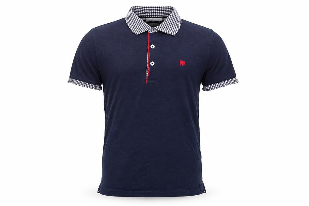 Jasper Conran Boys Blue Polo Shirt Age 11-12 Short Sleeve