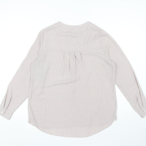 Principles by Ben de Lisi Women's White Polka Dot Blouse