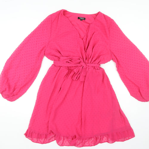 Simply Be Women's Pink Short Dress Size 16