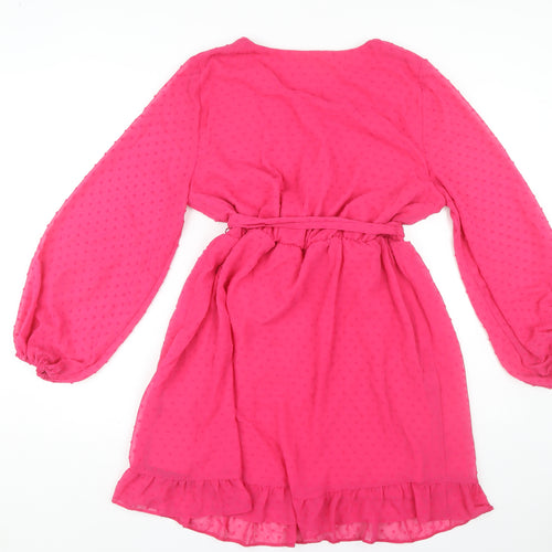 Simply Be Women's Pink Short Dress Size 16
