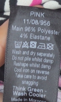 M&Co Women's Pink Animal Print Blouse Size 22