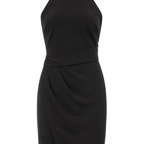 Lipsy Women's Black Bodycon Party Dress, Size 10