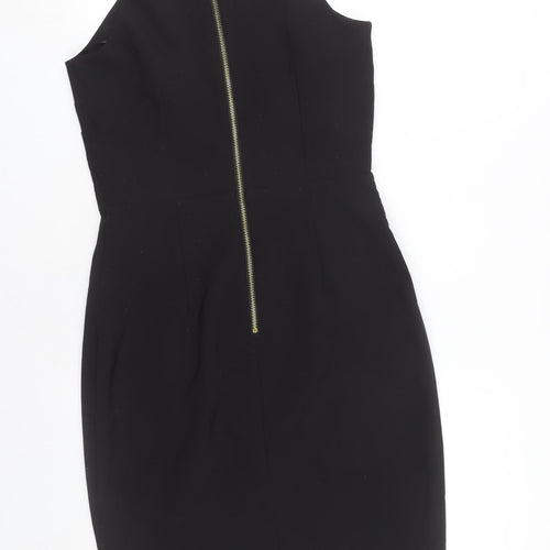 Lipsy Women's Black Bodycon Party Dress, Size 10