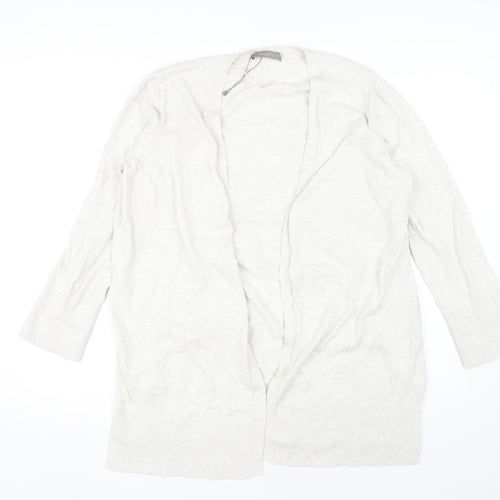 Oasis Women's Beige XL Open Front Cardigan Jumper