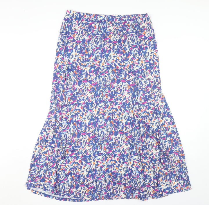 Patra Women's Multicoloured Floral Midi Skirt XL