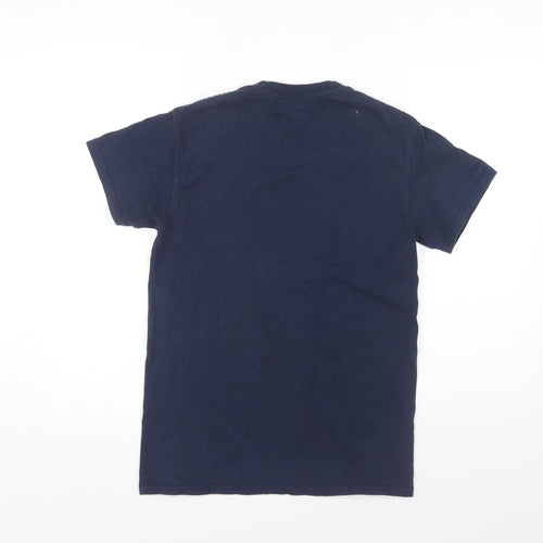 G&G Unisex Adults Blue T-Shirt, Size S, Crew Neck